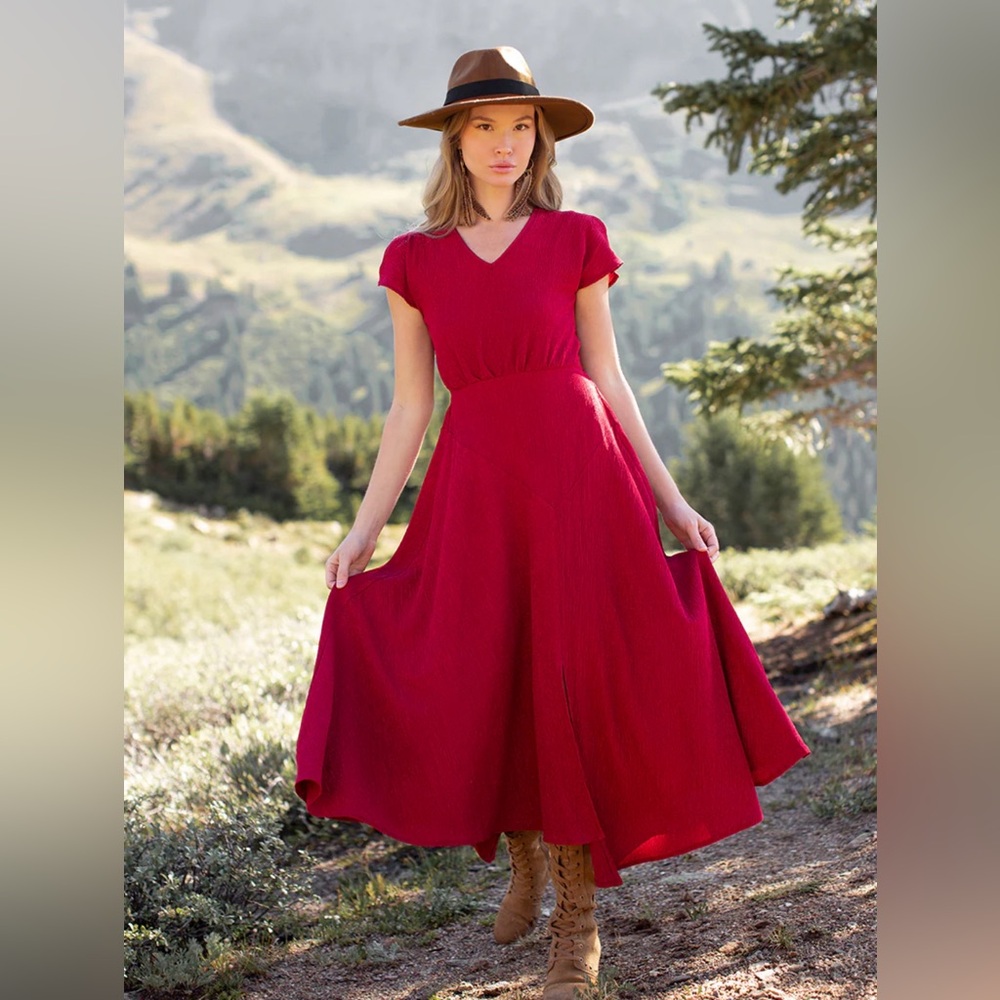 Joyfolie Jessah Dress In Sangria
